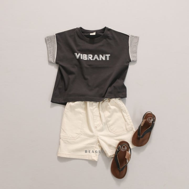 Beagle - Korean Children Fashion - #Kfashion4kids - Stitch Span Shorts - 6