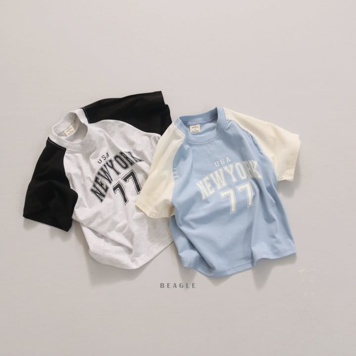 Beagle - Korean Children Fashion - #childofig - 77 Raglan Color Tee