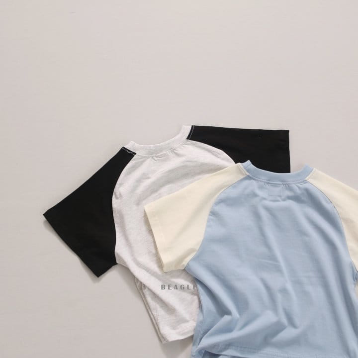 Beagle - Korean Children Fashion - #childrensboutique - 77 Raglan Color Tee - 2
