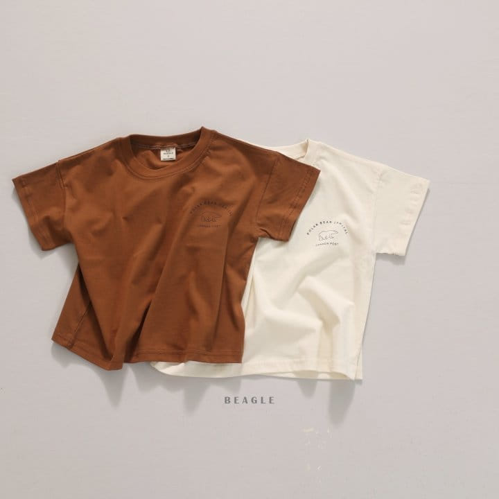 Beagle - Korean Children Fashion - #childrensboutique - Polar Bear Paint Tee