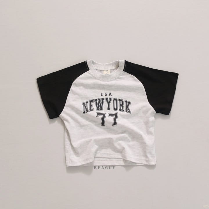 Beagle - Korean Children Fashion - #designkidswear - 77 Raglan Color Tee - 3