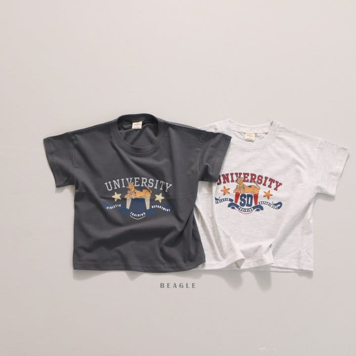 Beagle - Korean Children Fashion - #designkidswear - University Paint Tee