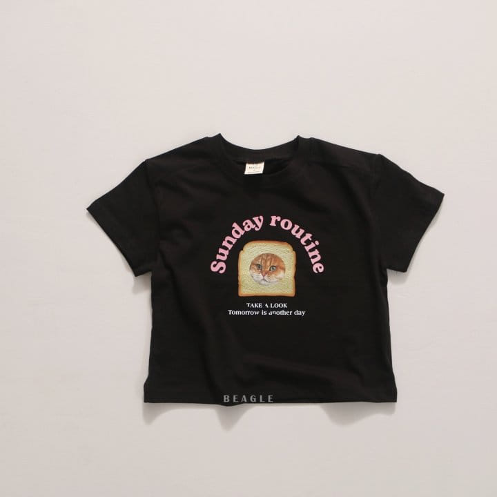 Beagle - Korean Children Fashion - #discoveringself - Bread Cat Tee - 8