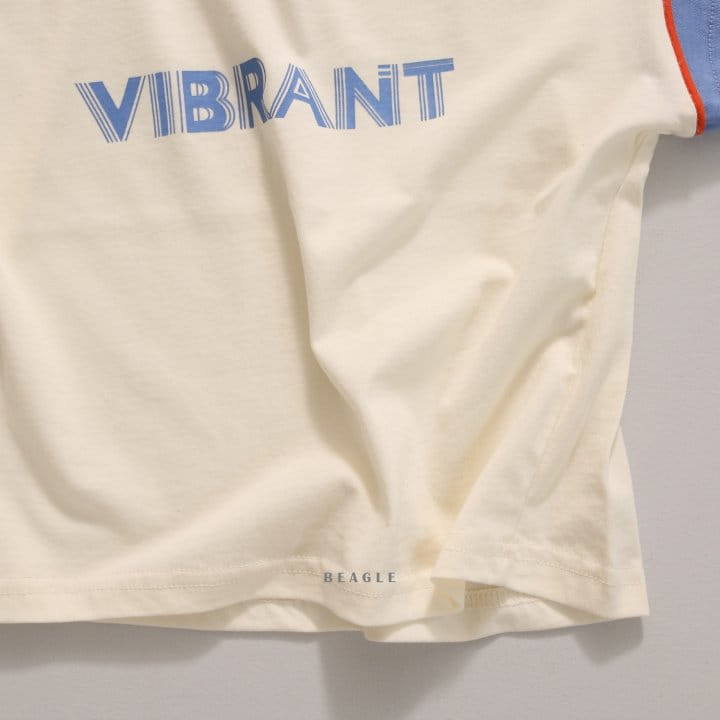 Beagle - Korean Children Fashion - #discoveringself - Vibrant Bbing Line Tee - 6