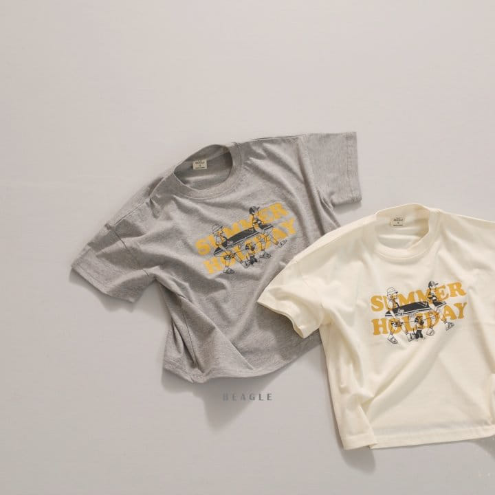 Beagle - Korean Children Fashion - #discoveringself - Summer Holiday Tee