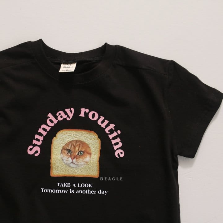 Beagle - Korean Children Fashion - #fashionkids - Bread Cat Tee - 9