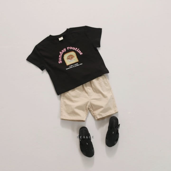 Beagle - Korean Children Fashion - #kidsshorts - Bread Cat Tee - 10