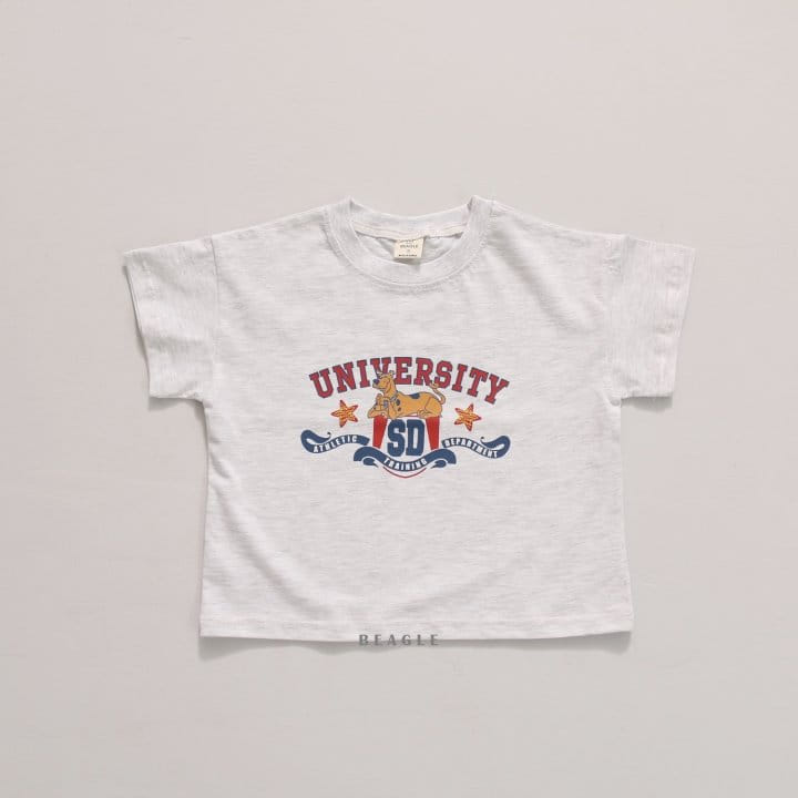 Beagle - Korean Children Fashion - #kidsstore - University Paint Tee - 5