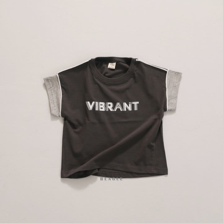 Beagle - Korean Children Fashion - #kidzfashiontrend - Vibrant Bbing Line Tee - 10