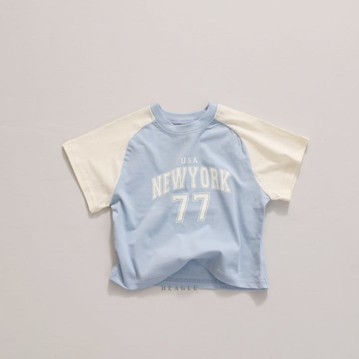 Beagle - Korean Children Fashion - #kidzfashiontrend - 77 Raglan Color Tee - 8