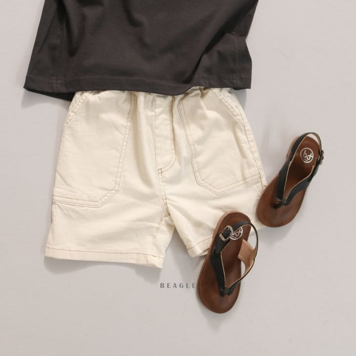Beagle - Korean Children Fashion - #littlefashionista - Stitch Span Shorts - 7