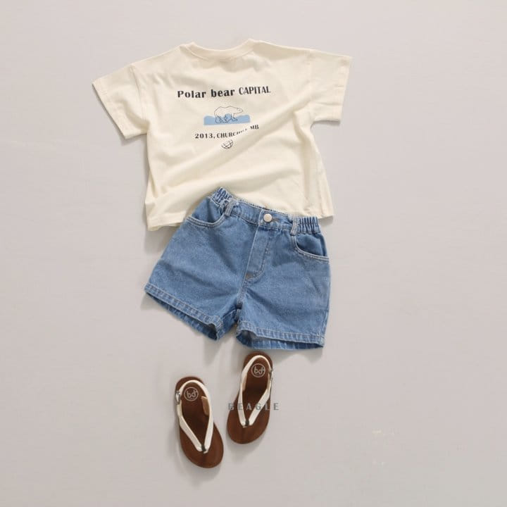 Beagle - Korean Children Fashion - #littlefashionista - Polar Bear Paint Tee - 9