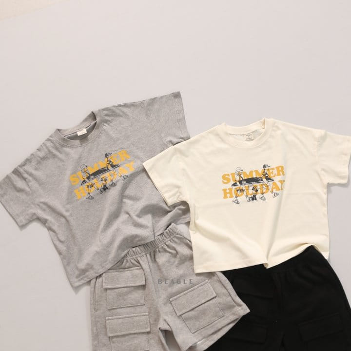 Beagle - Korean Children Fashion - #magicofchildhood - Summer Holiday Tee - 8