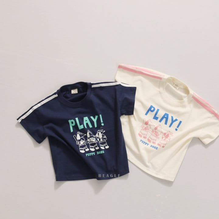 Beagle - Korean Children Fashion - #minifashionista - Play Tape Tee