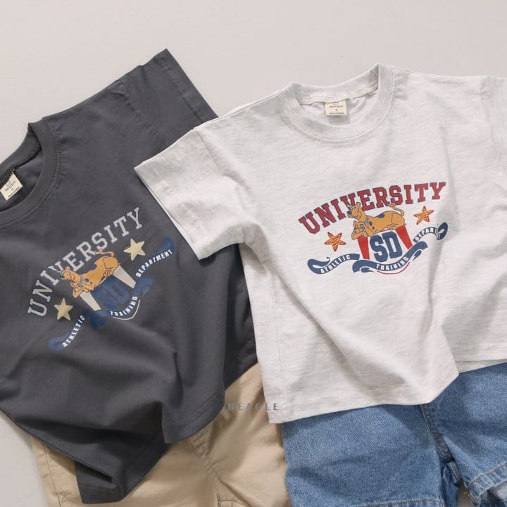 Beagle - Korean Children Fashion - #minifashionista - University Paint Tee - 10