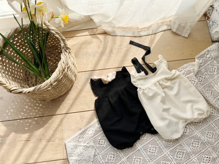 Bebe Nine - Korean Baby Fashion - #babyboutique - Angel Ribbon Body Suit - 11