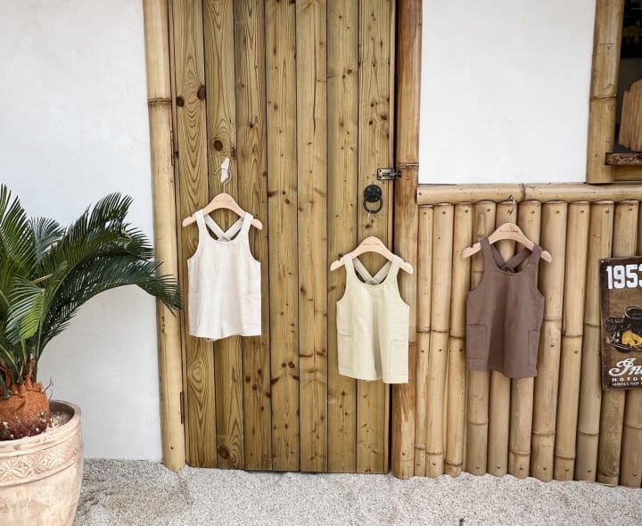 Bebe Nine - Korean Baby Fashion - #babyboutiqueclothing - Woodie Dungarees Shorts