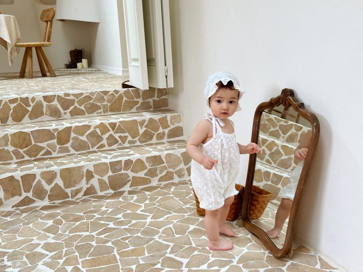Bebe Nine - Korean Baby Fashion - #babyfashion - Flower Punching Body Suit - 10