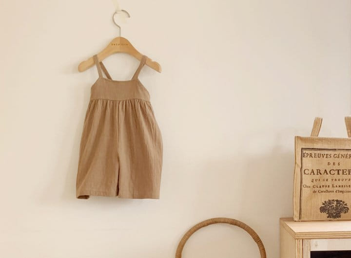 Bebe Nine - Korean Baby Fashion - #babyclothing - Daisy Wide Dungarees - 4