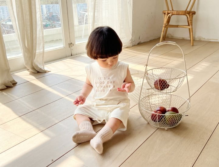 Bebe Nine - Korean Baby Fashion - #babyfever - Good Day Body Suit - 9