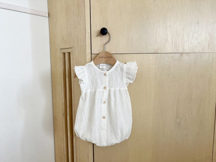 Bebe Nine - Korean Baby Fashion - #babyfever - Frill Button Body Suit - 2