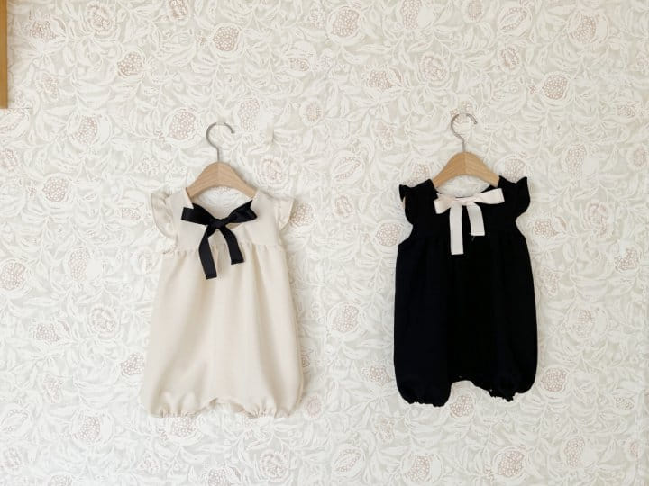 Bebe Nine - Korean Baby Fashion - #babyfever - Angel Ribbon Body Suit