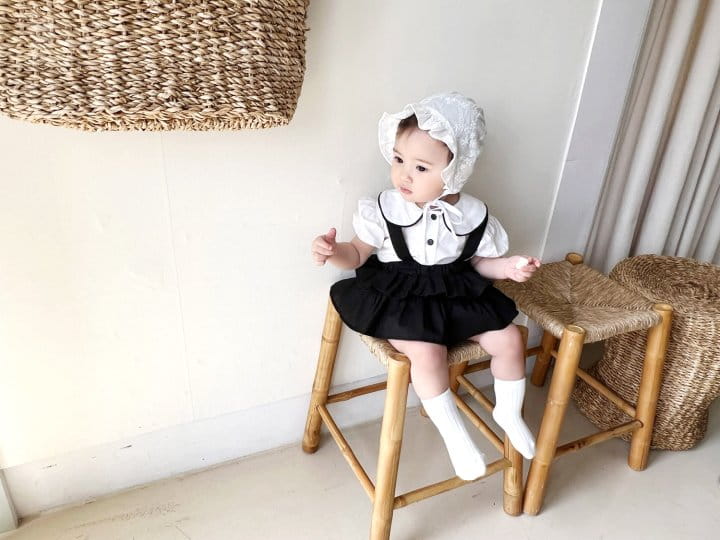 Bebe Nine - Korean Baby Fashion - #babyfever - Cacao Kan Kan Skirt - 9