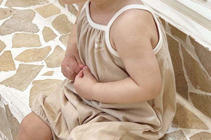 Bebe Nine - Korean Baby Fashion - #babylifestyle - Bubble Sleeveless Body Suit - 11