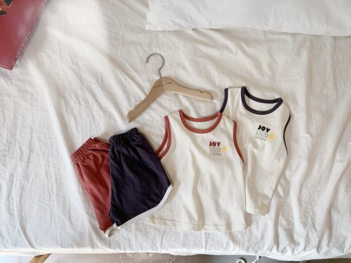 Bebe Nine - Korean Baby Fashion - #babylifestyle - Joy Top Bottom Set - 6