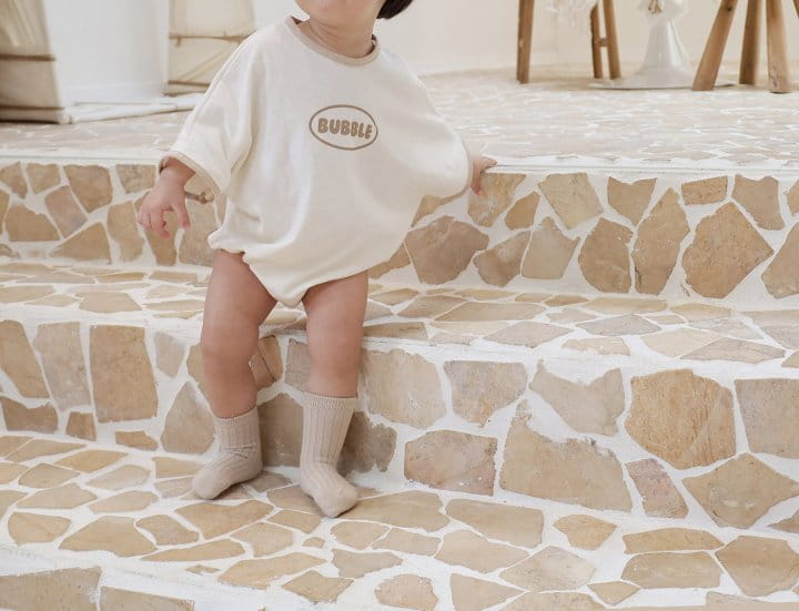 Bebe Nine - Korean Baby Fashion - #babylifestyle - Bubble Color Body Suit - 8