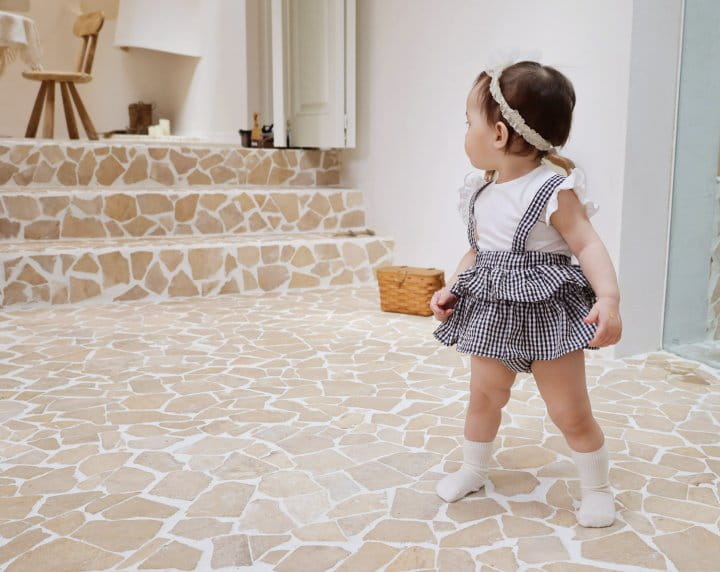 Bebe Nine - Korean Baby Fashion - #babylifestyle - Cacao Kan Kan Skirt - 11