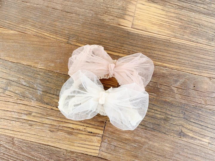 Bebe Nine - Korean Baby Fashion - #babyoninstagram - Bebe Ribbon Hair Band - 2