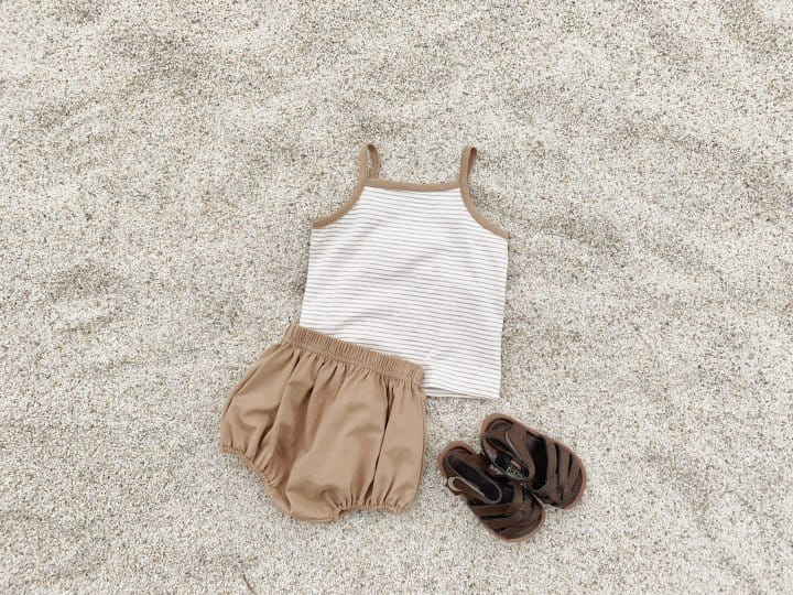 Bebe Nine - Korean Baby Fashion - #babyoninstagram - Cacao Bloomers Top Bottom Set - 8