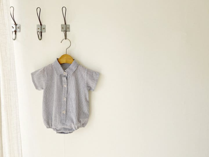 Bebe Nine - Korean Baby Fashion - #babyoninstagram - Willy Collar Body Suit - 6