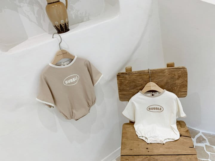 Bebe Nine - Korean Baby Fashion - #babyootd - Bubble Color Body Suit - 10
