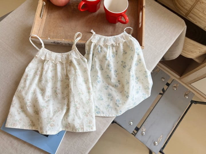 Bebe Nine - Korean Baby Fashion - #babyoutfit - Flot Sleevelss Blouse - 4