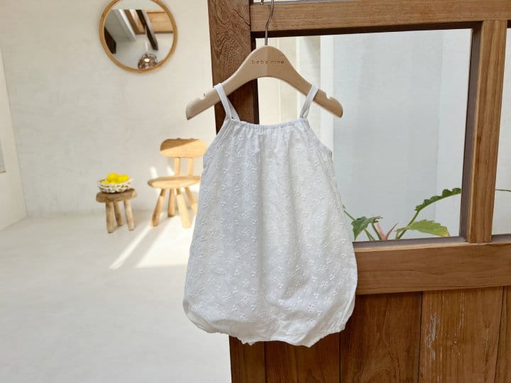 Bebe Nine - Korean Baby Fashion - #babyoutfit - Flower Punching Body Suit - 2