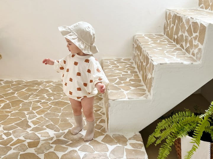 Bebe Nine - Korean Baby Fashion - #babyoutfit - Pum Bear Body Suit - 10