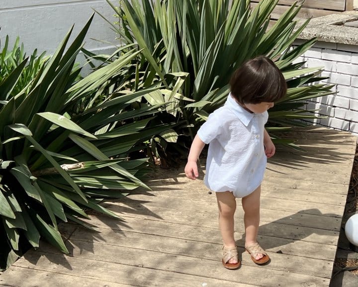 Bebe Nine - Korean Baby Fashion - #babyoutfit - Willy Collar Body Suit - 8