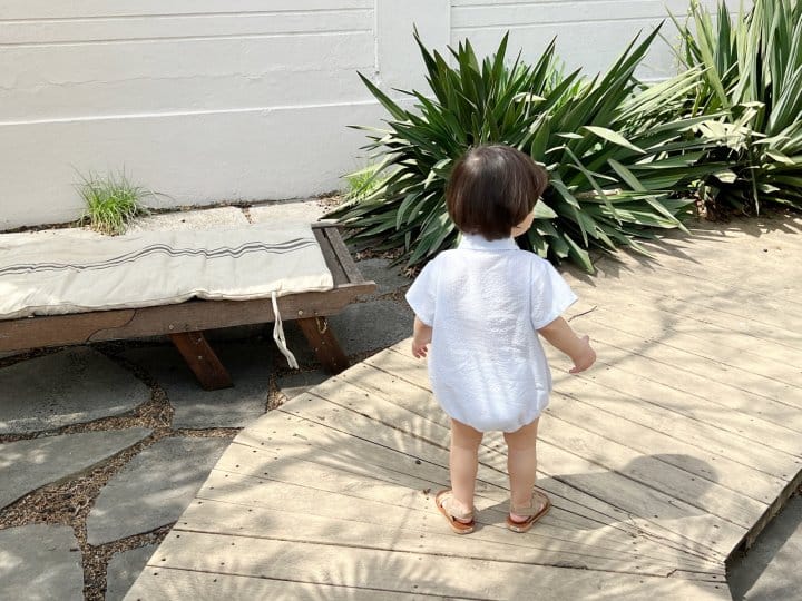 Bebe Nine - Korean Baby Fashion - #babyoutfit - Willy Collar Body Suit - 9