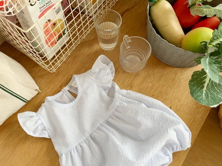 Bebe Nine - Korean Baby Fashion - #babyootd - Lily Frill Body Suit - 4