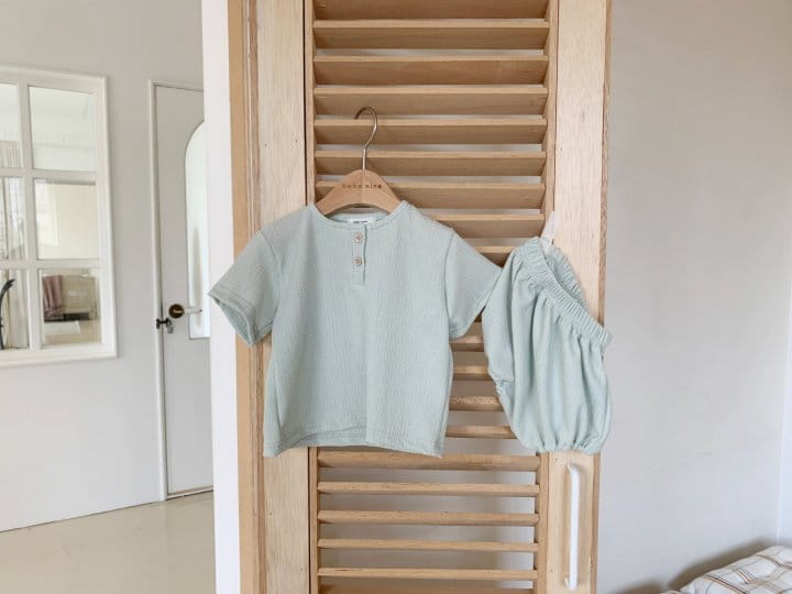 Bebe Nine - Korean Baby Fashion - #babywear - Wave Bloomers Top Bottom Set - 9