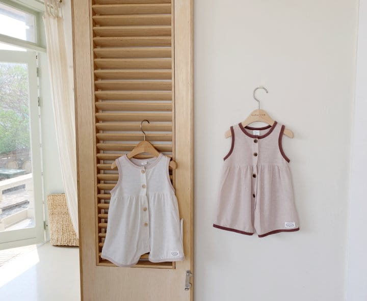 Bebe Nine - Korean Baby Fashion - #onlinebabyboutique - Choco Latte Body Suit