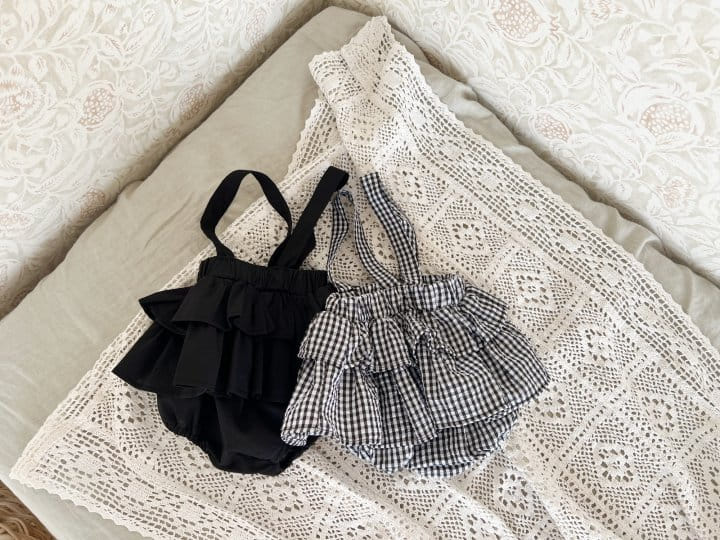 Bebe Nine - Korean Baby Fashion - #onlinebabyboutique - Cacao Kan Kan Skirt - 2