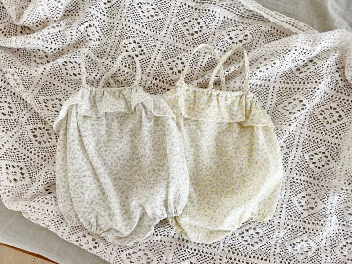 Bebe Nine - Korean Baby Fashion - #onlinebabyshop - Lora Frill Body Suit - 2