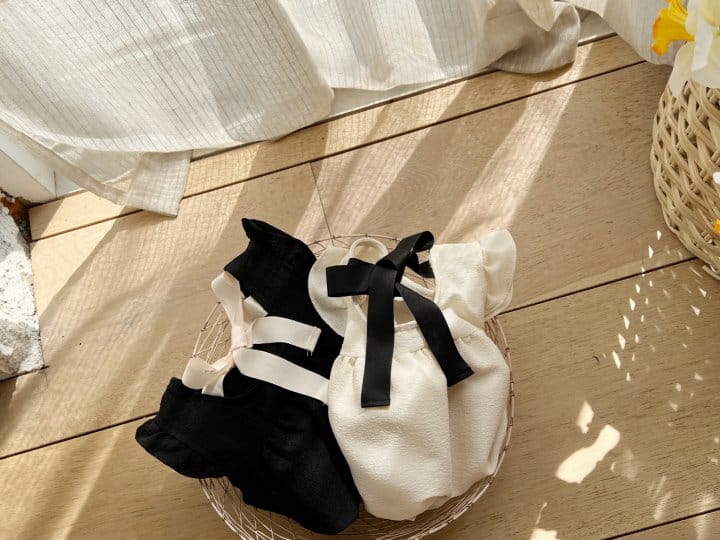 Bebe Nine - Korean Baby Fashion - #onlinebabyshop - Angel Ribbon Body Suit - 10