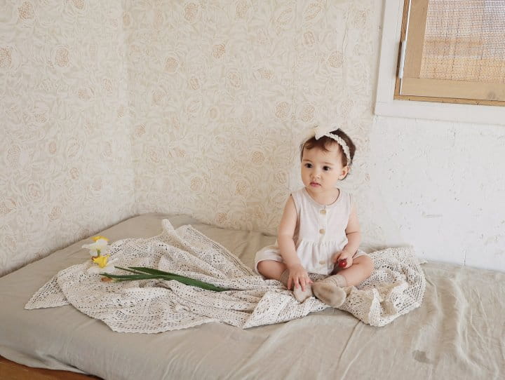 Bebe Nine - Korean Baby Fashion - #smilingbaby - Choco Latte Body Suit - 3