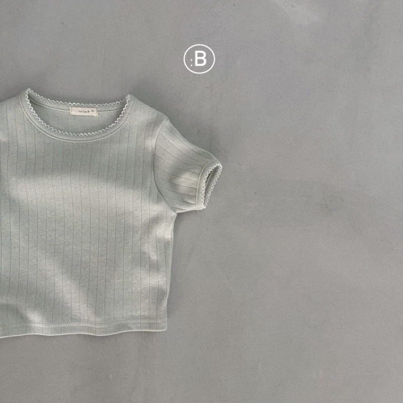 Bella Bambina - Korean Baby Fashion - #babygirlfashion - Pu Lace Tee - 11