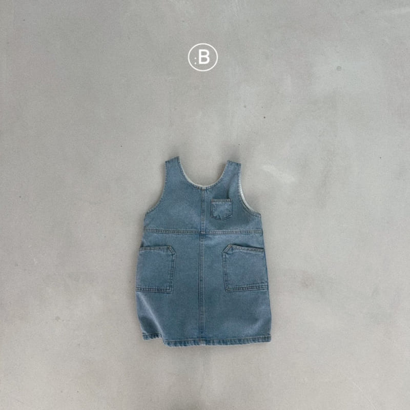 Bella Bambina - Korean Baby Fashion - #babylifestyle - Bebe Elf Denim One-Piece - 2