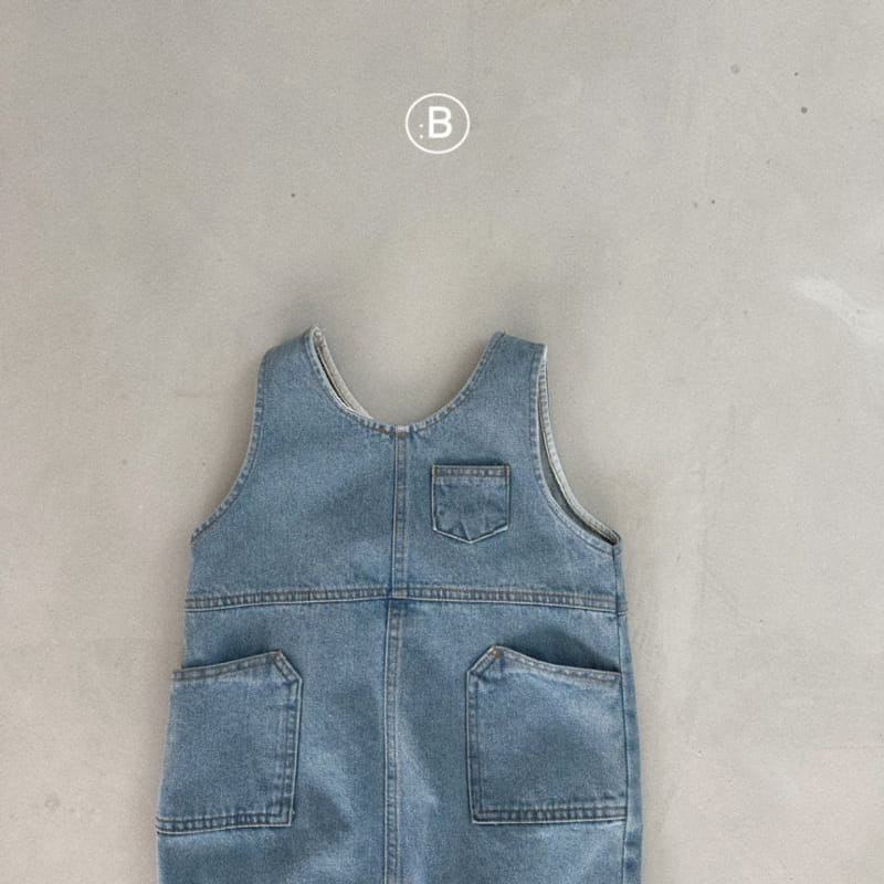 Bella Bambina - Korean Baby Fashion - #babyoninstagram - Bebe Elf Denim One-Piece - 4